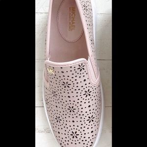 Michael Kors Soft Pink Slip-Ons